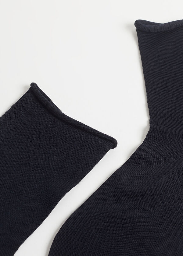 Calzedonia Calcetines Cortos En Hilo De Escocia Sin Puño