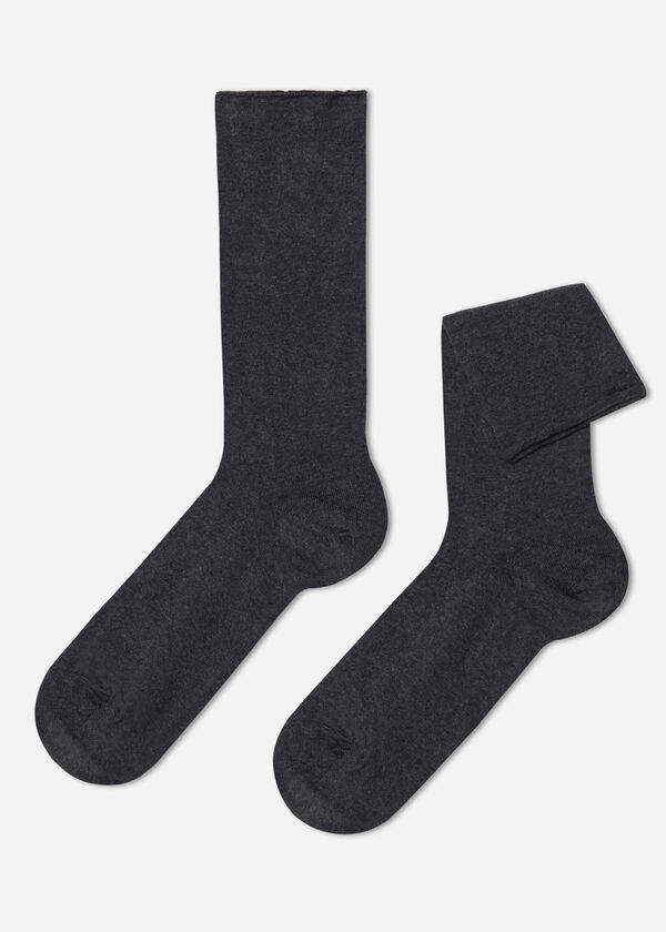 Calzedonia Calcetines de Hombre Sin Puño En Algodón