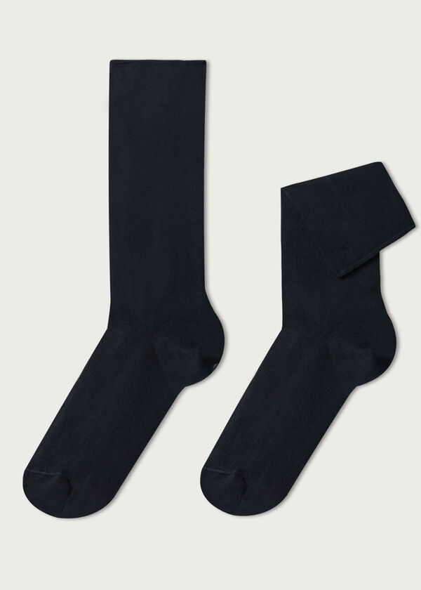 Calzedonia Calcetines de Hombre Sin Puño En Algodón