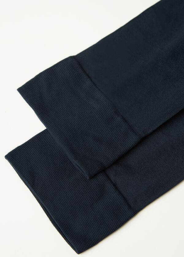 Calzedonia Calcetines Ejecutivos Largos En Microfibra 30 Deniers