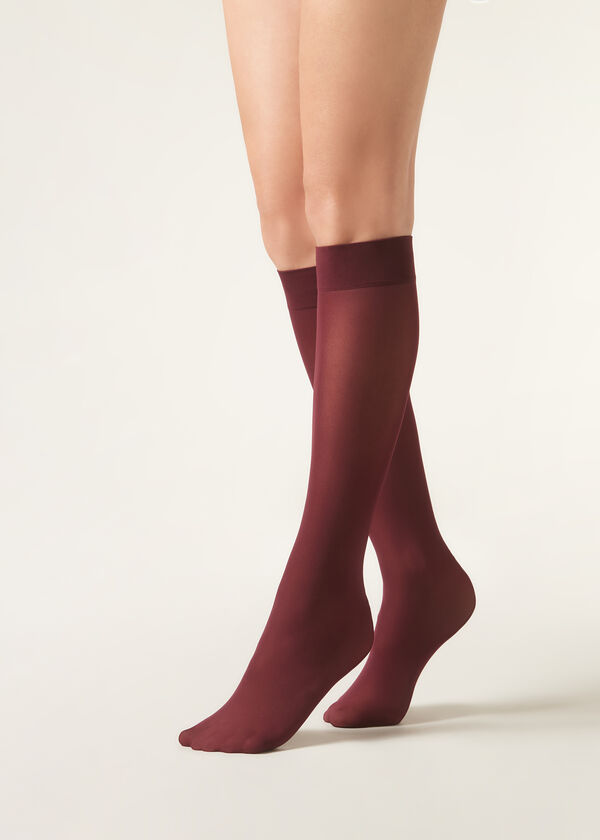 Calzedonia Calcetines Ejecutivos Largos en Microfibra 30 Deniers