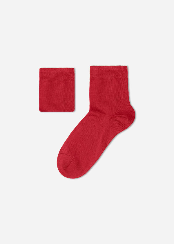 Calzedonia Calcetines para niños de algodón cortos transpirables