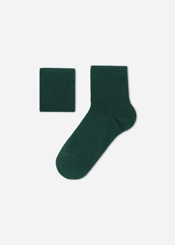 Calzedonia Calcetines para niños de algodón cortos transpirables