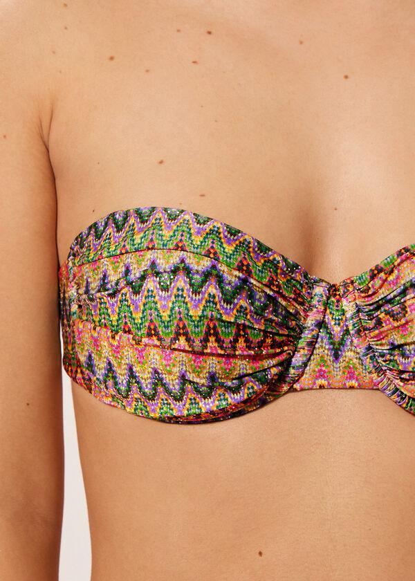 Calzedonia Bikini Bandeau Bright Optical