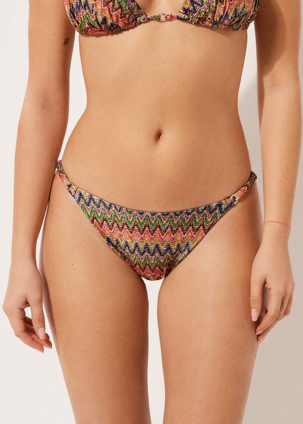 Calzedonia Bikini Tanga Bright Optical