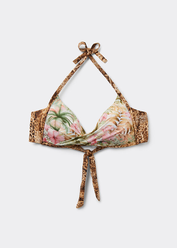 Calzedonia Bikini Triángulo Relleno Wild Tropics