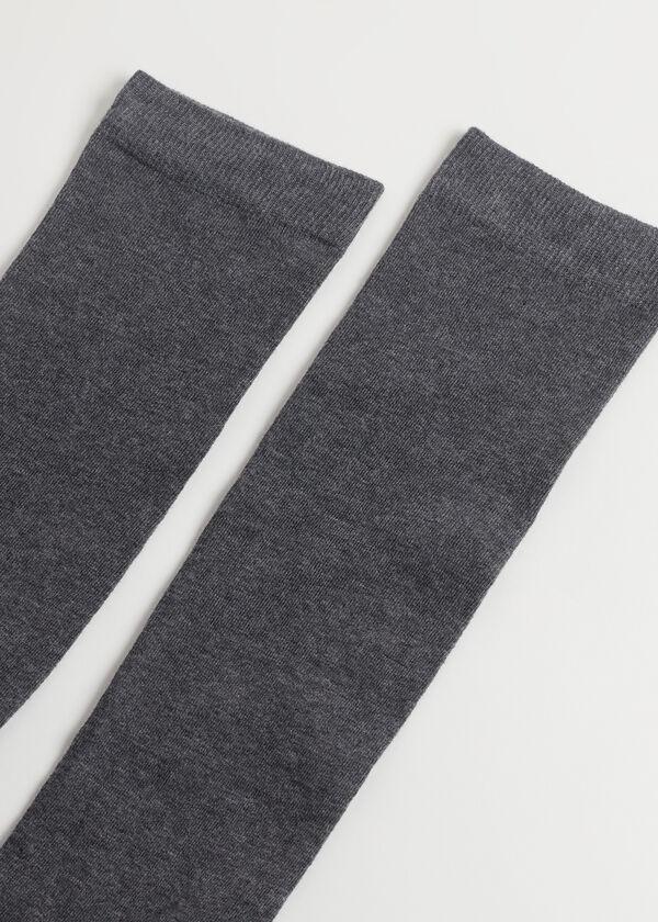 Calzedonia Calcetín Largo De Algodón