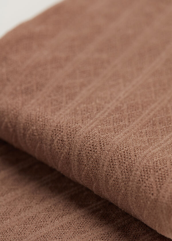 Calzedonia Calcetin Lycra Con Rombos Verticales