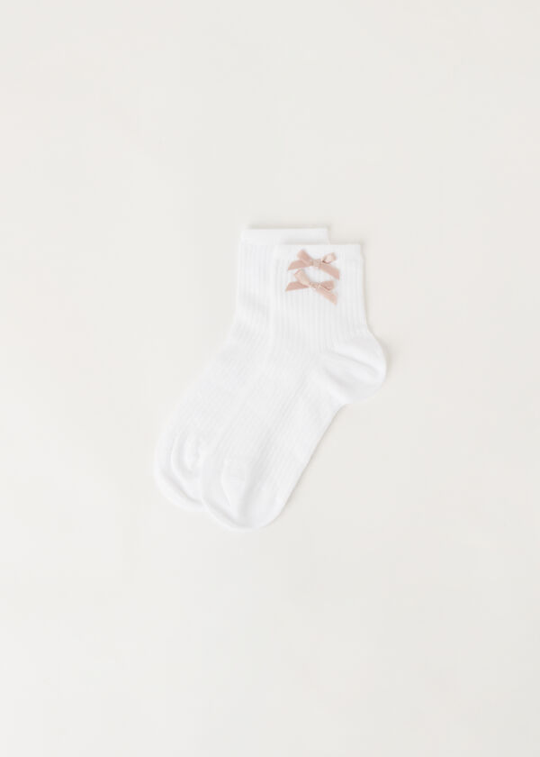 Calzedonia Calcetines Algodón Con Lazo