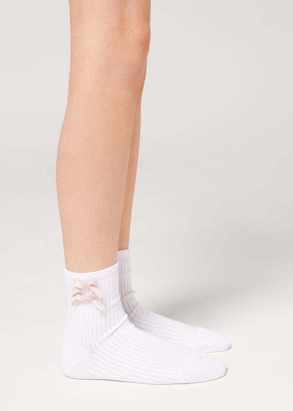 Calzedonia Calcetines Algodón Con Lazo