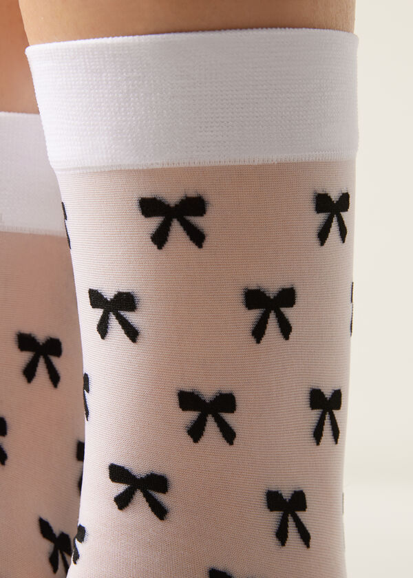 Calzedonia Calcetines Con Lacitos Integrales