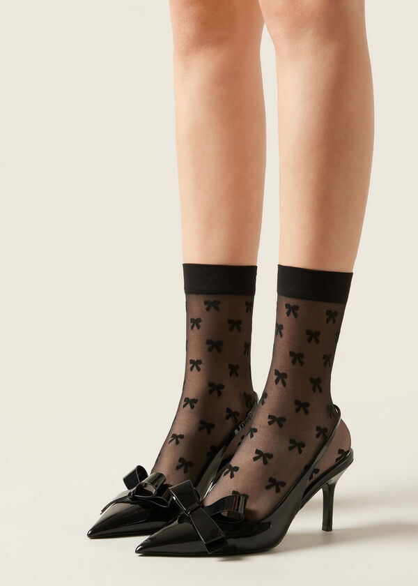 Calzedonia Calcetines Con Lacitos Integrales