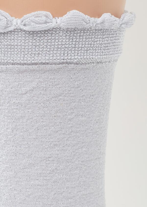 Calzedonia Calcetines Con Purpurina De Niña