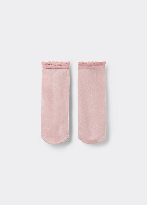 Calzedonia Calcetines con Purpurina de Niña