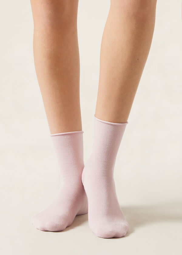 Calzedonia Calcetines cortos de algodón sin puños