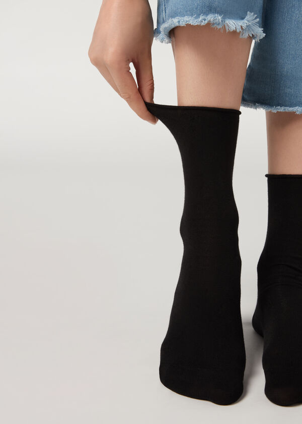 Calzedonia Calcetines cortos de algodón sin puños