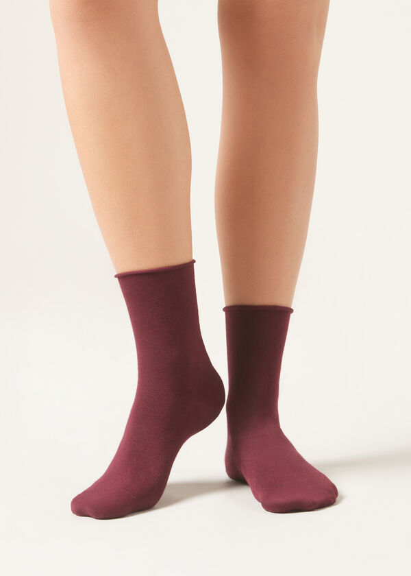 Calzedonia Calcetines cortos de algodón sin puños