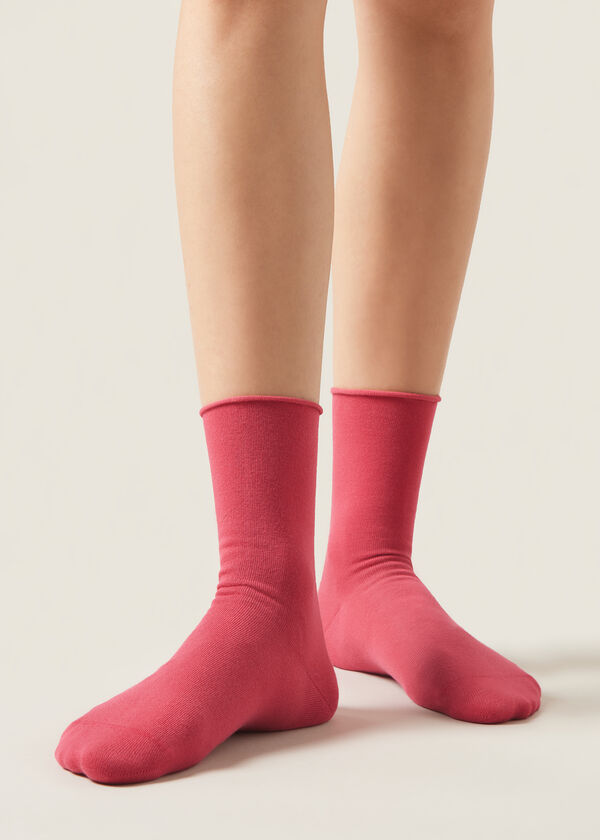 Calzedonia Calcetines cortos de algodón sin puños