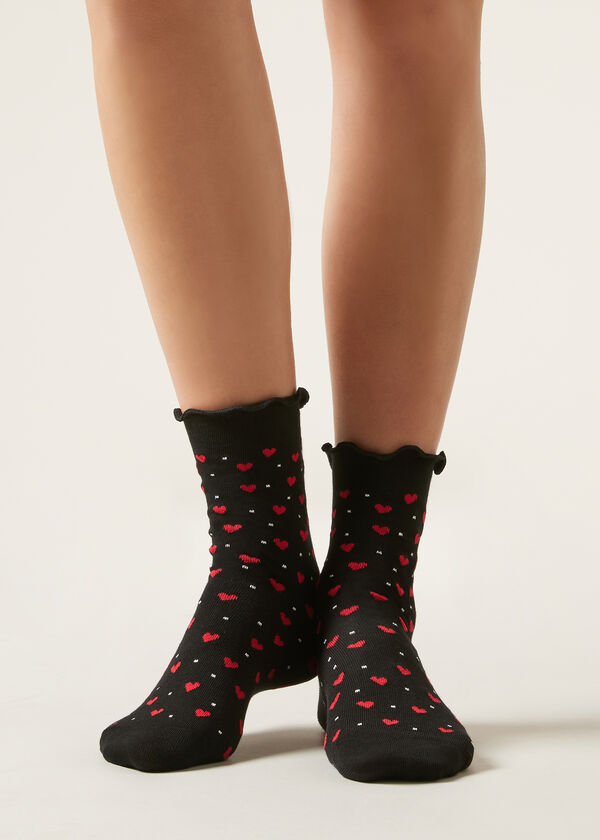 Calzedonia Calcetines Deporte con Corazón