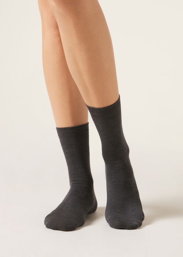 Calzedonia Calcetines en Lana/Algodón sin orillo