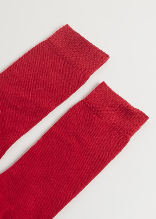 Calzedonia Calcetines Largos De Algodón De Niño