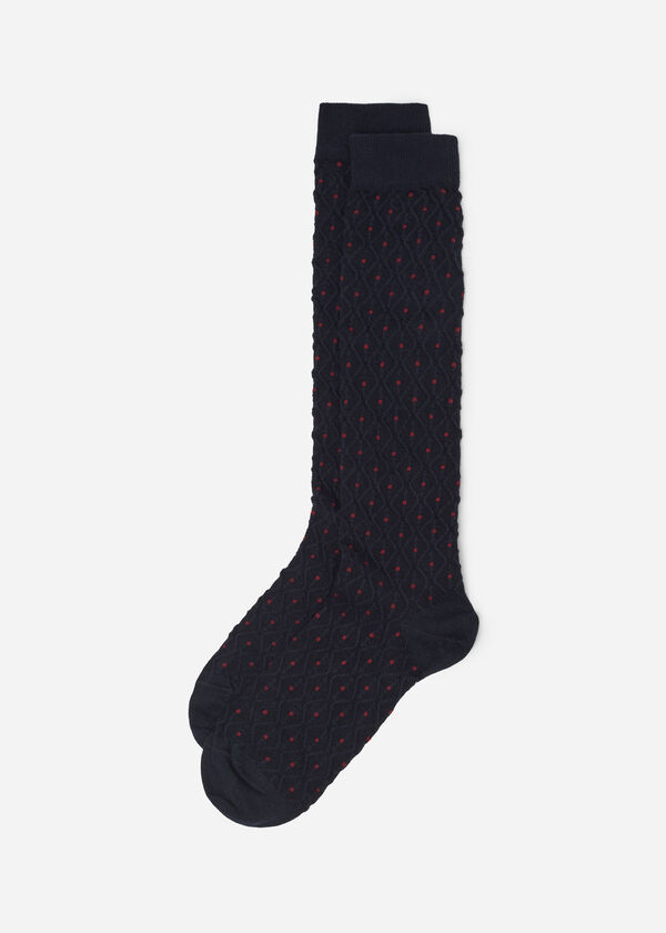 Calzedonia Calcetines Largos Rombos Hombre