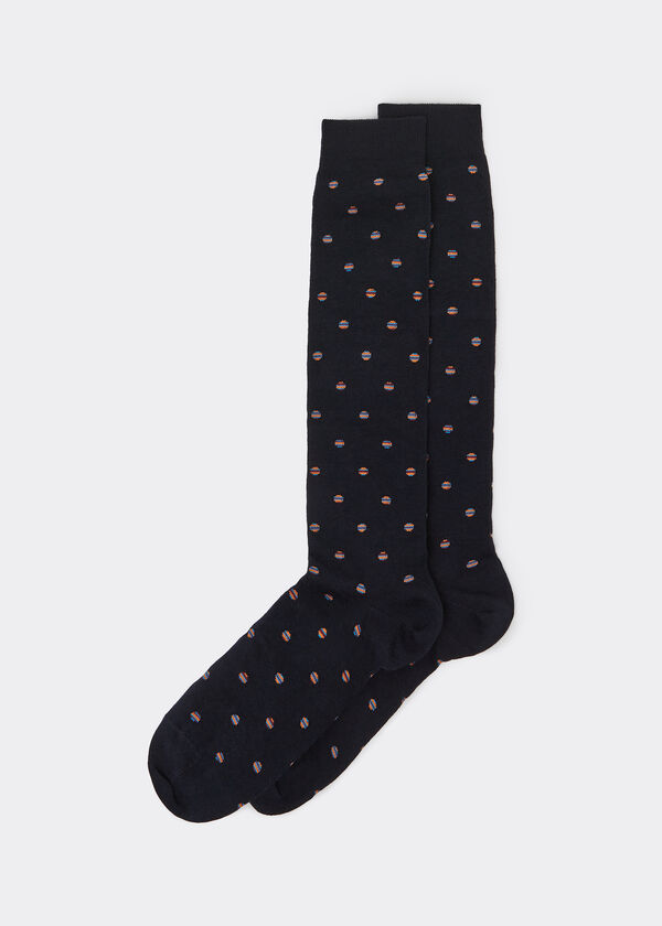 Calzedonia Calcetines Largos Topos Hombre