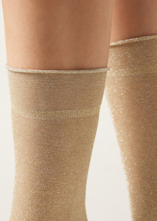 Calzedonia Calcetines Tupidos Con Purpurina