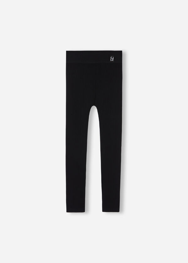 Calzedonia Legging De Canalé Sin Costuras De Niña