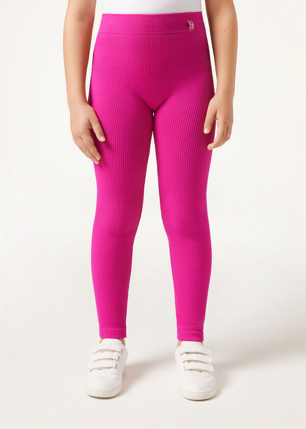 Calzedonia Legging de canalé sin costuras de niña