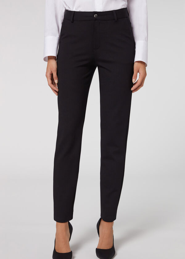 Calzedonia Leggings Cinco Bolsillos Punto Milano