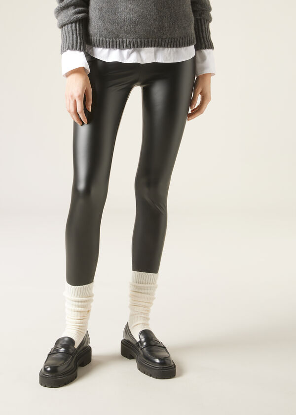 Calzedonia Leggings Efecto Piel