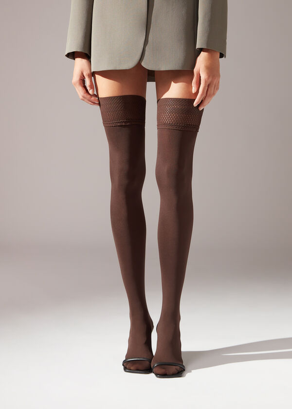 Calzedonia Medias Con Silicona Tupidas Soft Touch