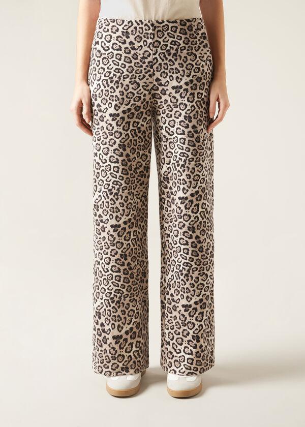 Calzedonia Pantalón Palazzo Luxlounge Animalier