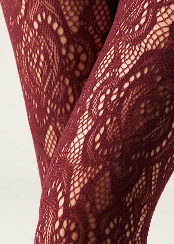 Calzedonia Pantis Rejilla Efecto Macramé