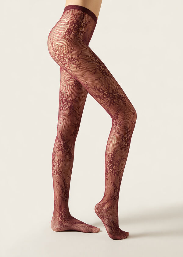 Calzedonia Pantis Rejilla Florales