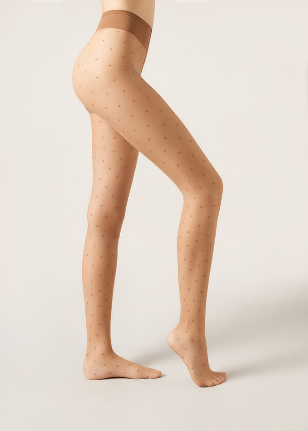 Calzedonia Pantis transparentes lunares