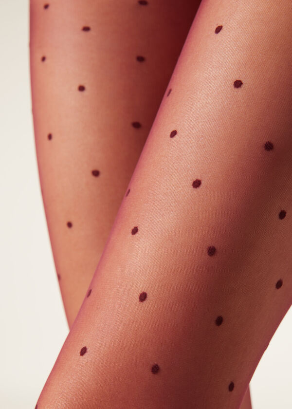 Calzedonia Pantis Transparentes Lunares