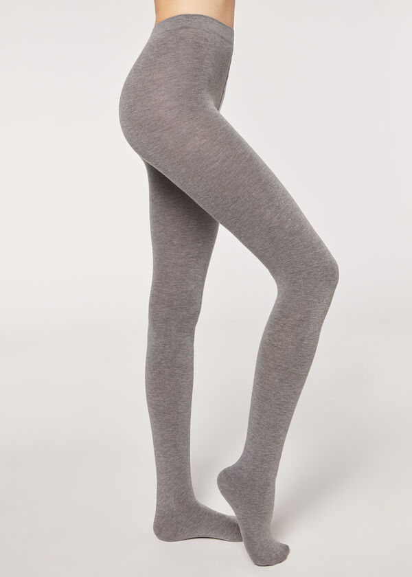 Calzedonia Pantis Tupidos De Modal y Cashmere