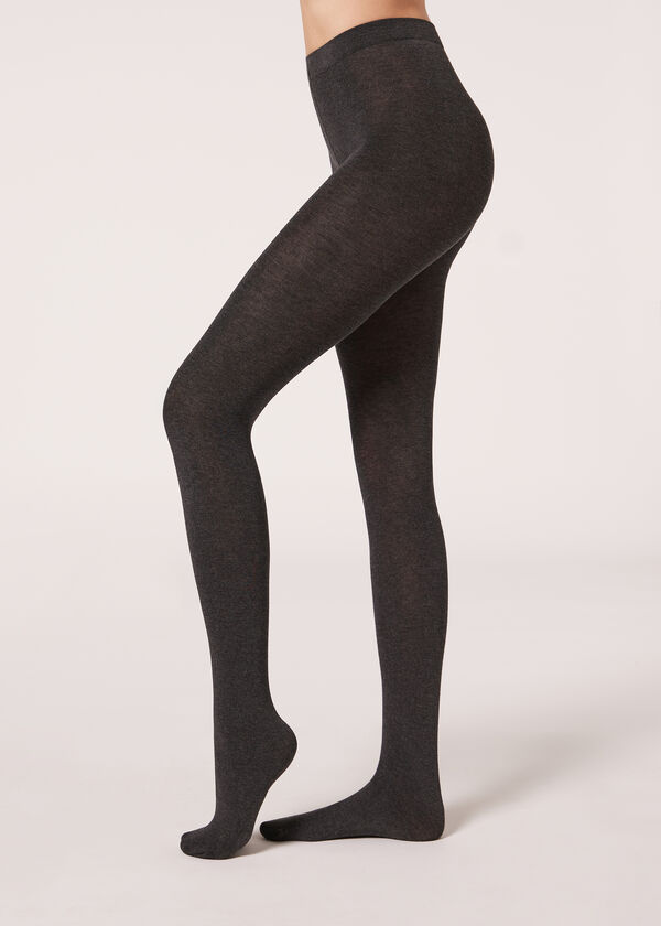 Calzedonia Pantis Tupidos De Modal y Cashmere