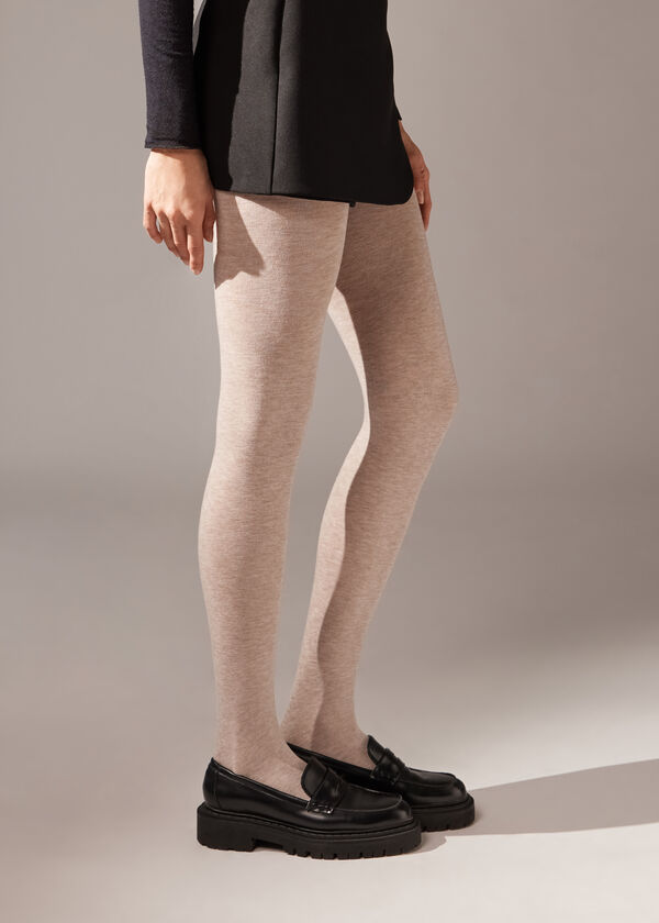 Calzedonia Pantis Tupidos De Modal Y Cashmere