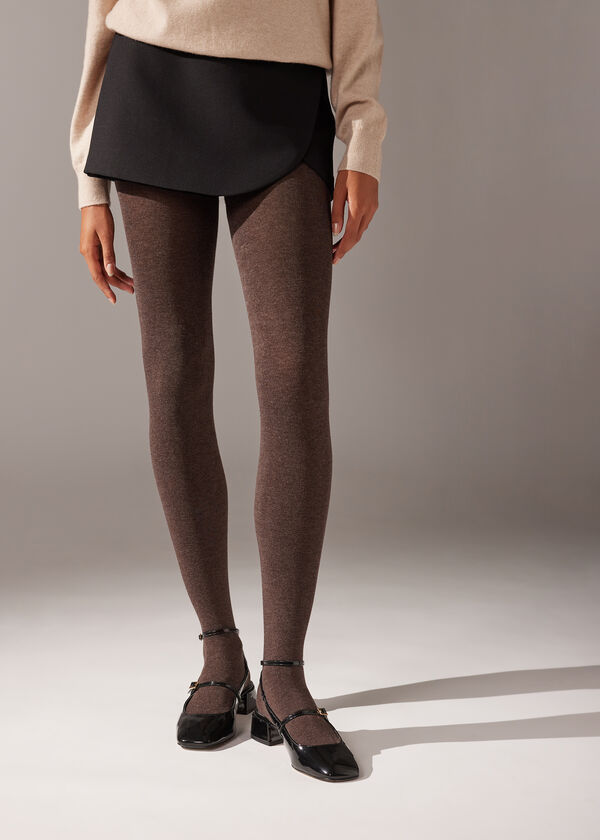 Calzedonia Pantis Tupidos De Modal Y Cashmere
