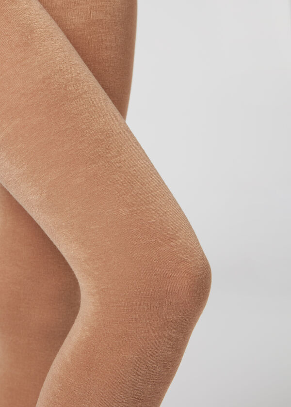 Calzedonia Pantis Tupidos De Modal Y Cashmere