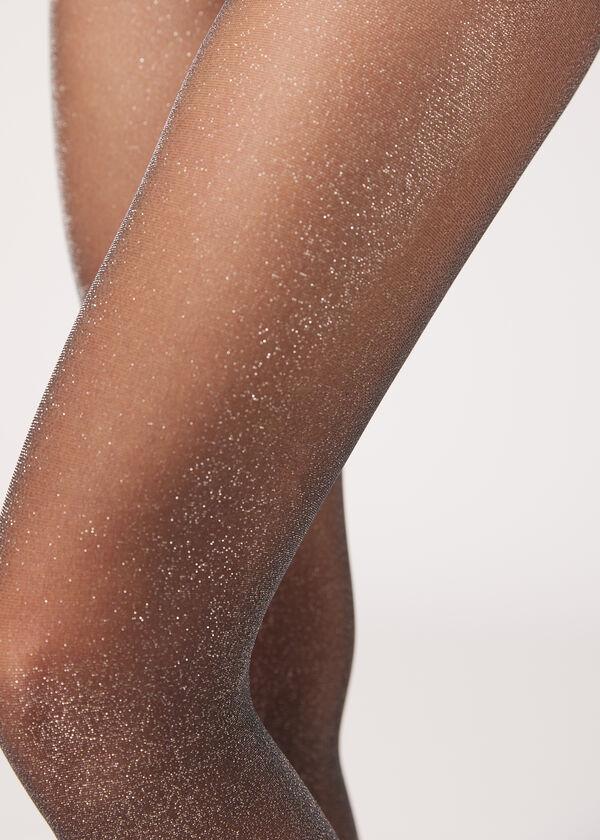 Calzedonia Panty Transparente Glitter