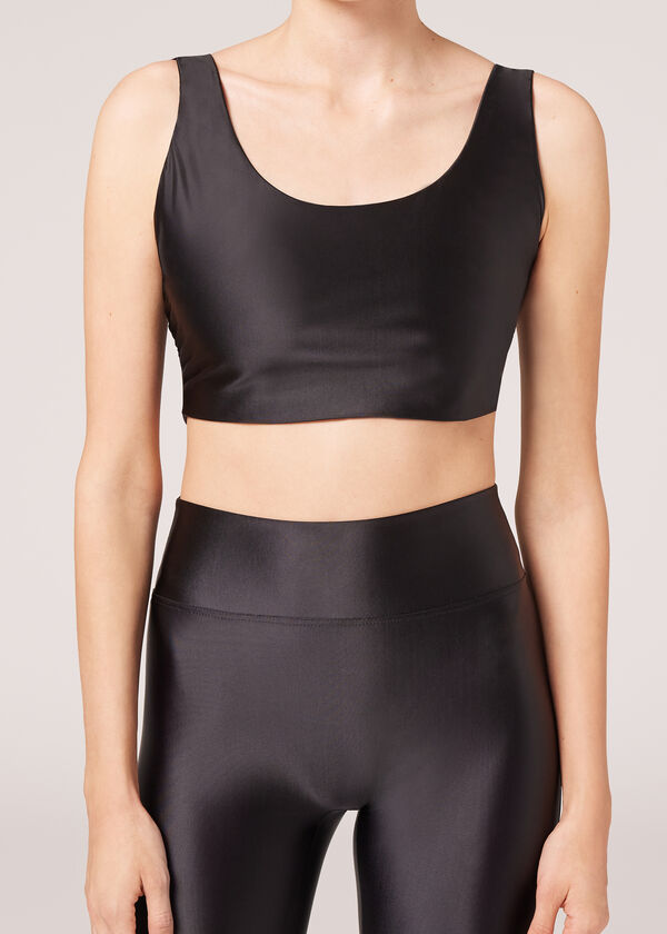 Calzedonia Top Sin Costuras Súper Brillante