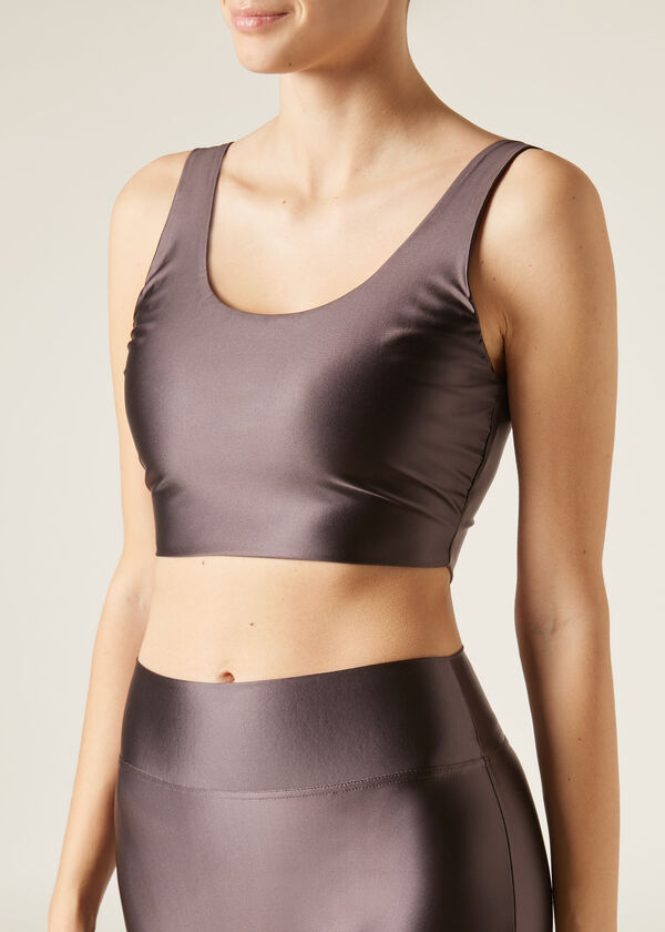 Calzedonia Top Sin Costuras Súper Brillante