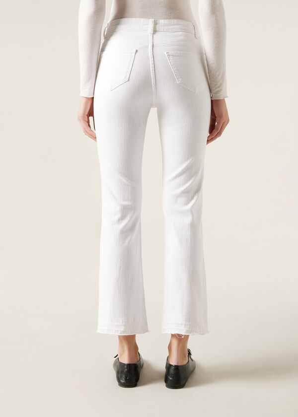 Calzedonia Vaqueros Acampanados Cropped