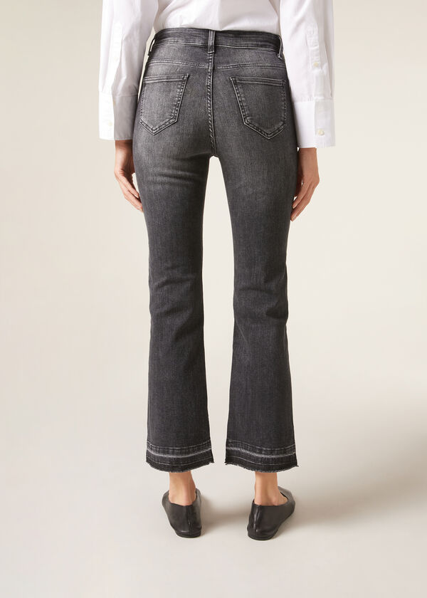 Calzedonia Vaqueros Acampanados Cropped