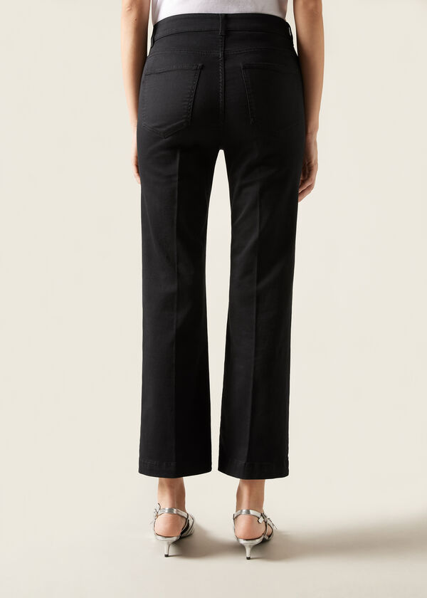 Calzedonia Vaqueros Confort Acampanados Cropped