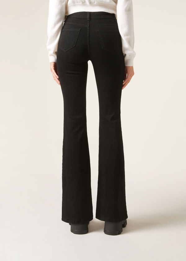 Calzedonia Vaqueros Elásticos Acampanados